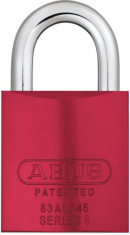 PADLOCK TITALIUM 83AL,45MM,RED-KD