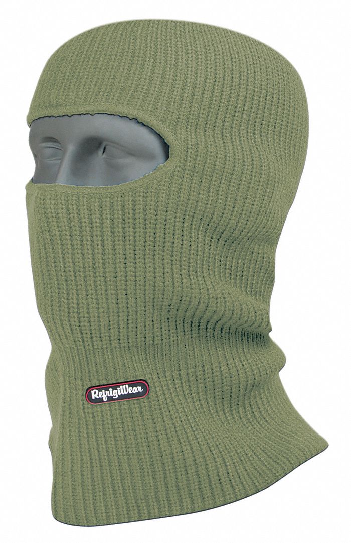 Balaclava: Face Mask, Sage, Universal, Balaclava, Acrylic, Ears/Face/Head/Neck