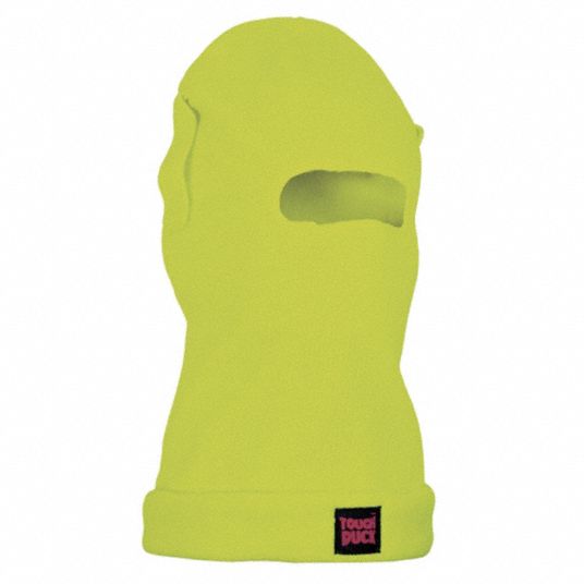 TOUGH DUCK Balaclava, Fleece, Hi-Viz Green - 46W134|I26516 - Grainger