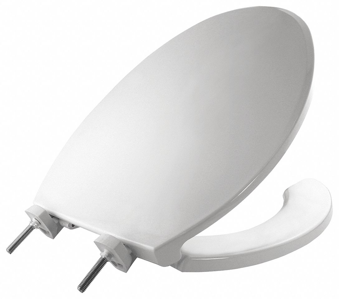BEMIS Elongated, Standard Toilet Seat Type, Open Front Type, Includes