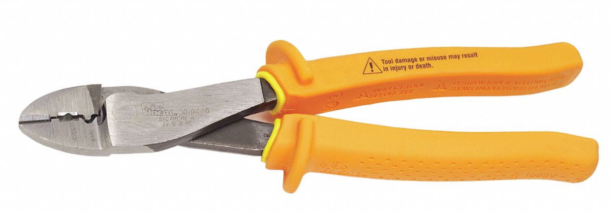 CRIMPER,INSULATED,22 TO 10 AWG,10-1/2IN