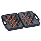 NUT DRIVER SET,7 PIECES,SAE,SOLID,INS