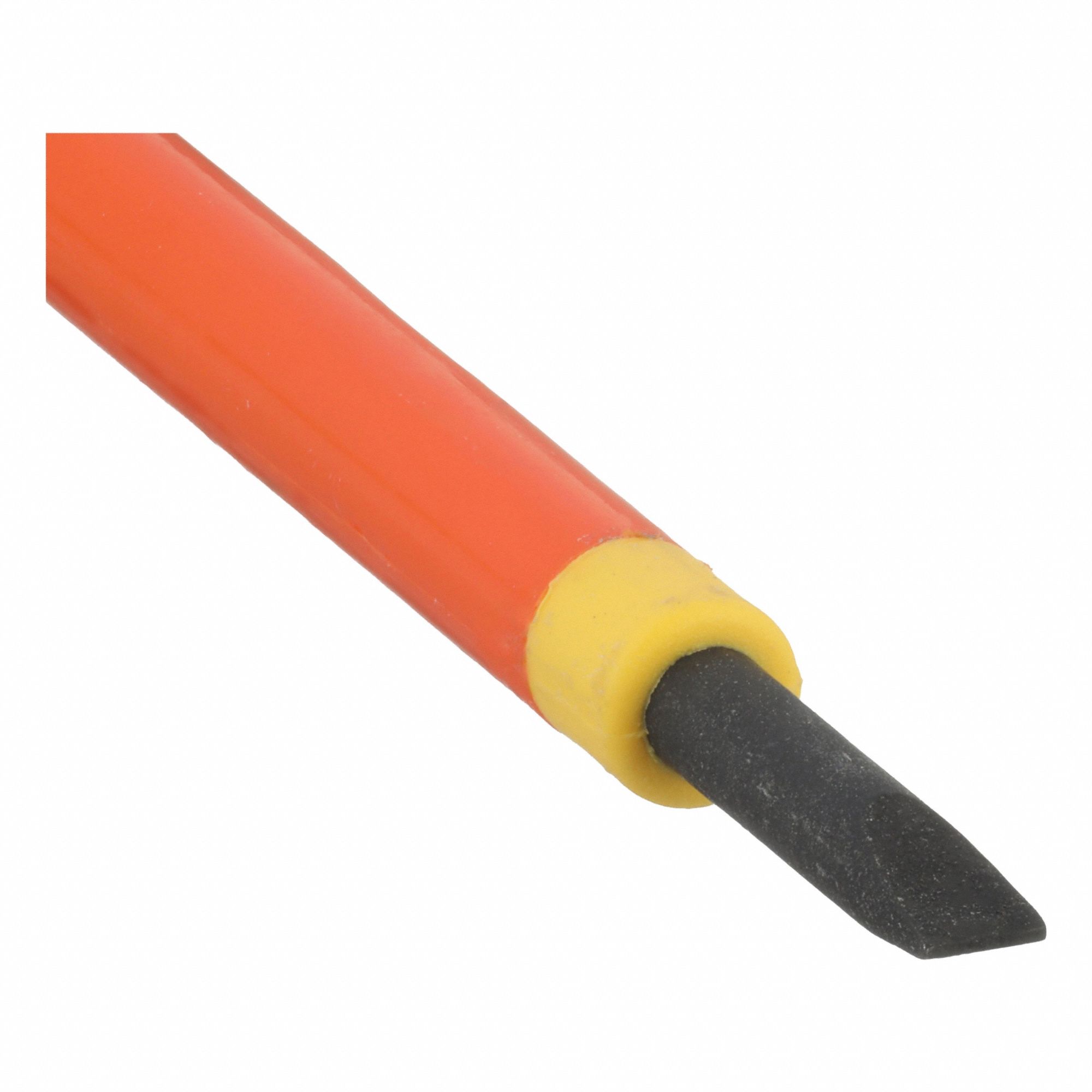 Insulatd Screwdriver, Slotted, 1/8x4", Rnd
