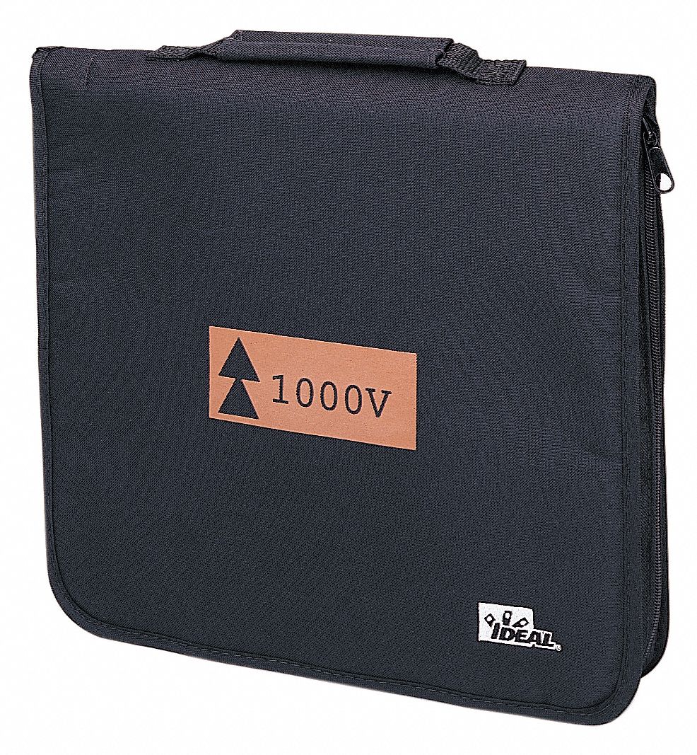 SOFT TOOL CASE,NYLON,14 X13 X2 IN,20 PKT