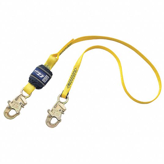 3M DBI-SALA, Shock Pack, Steel Snap Hook, Shock-Absorbing Lanyard ...