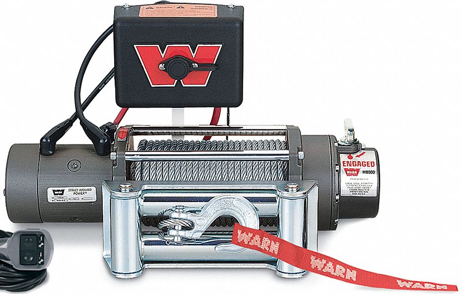 WINCH M8000 12V ROLLER