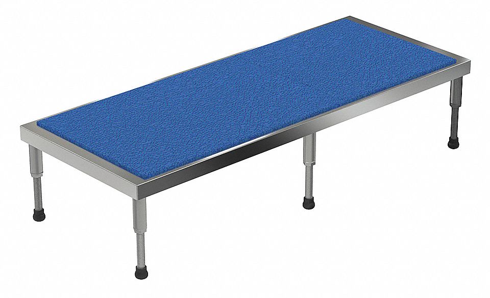 STAND ADJ ERGO-MAT ALUM 24X60 9-14H