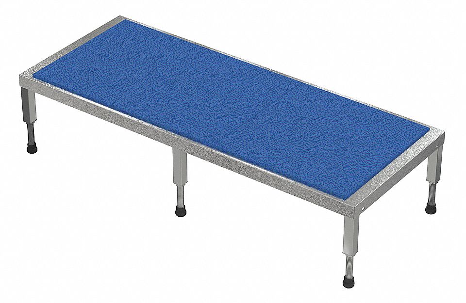 VESTIL STAND ADJ ERGOMAT SS 24X60 914H Work Tables VESAHTH2460SS