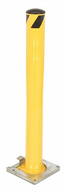 BOLLARD STEEL 42IN H 4.5IN DIAMETER