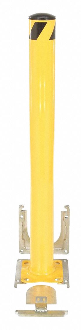 BOLLARD STEEL 48IN H 4.5IN DIAMETER