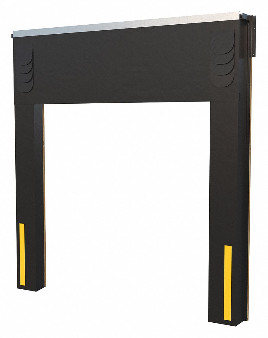 DOCK SEAL/SHELTER, 9 FT 6 IN W X 10 FT 6 IN H, VINYL COATED NYLON