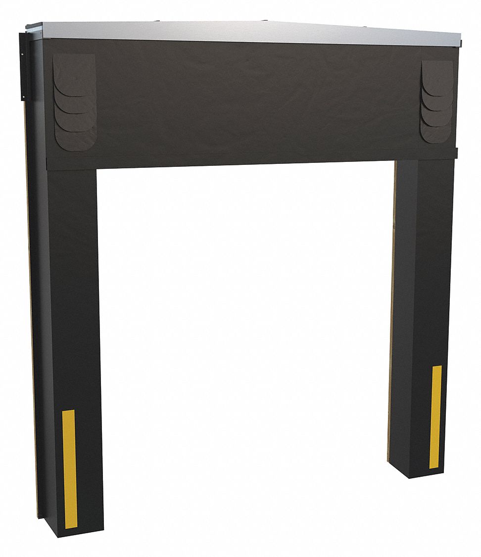DOCK SEAL/SHELTER, 9 FT 6 IN W X 10 FT 6 IN H, VINYL COATED NYLON