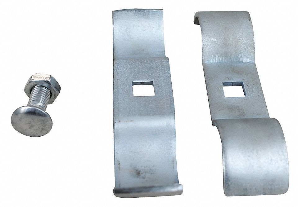 GALVANIZED CONSTRUCTION BARRIER SYSTEMS, 1-1/4 IN L X 1-1/8 IN H