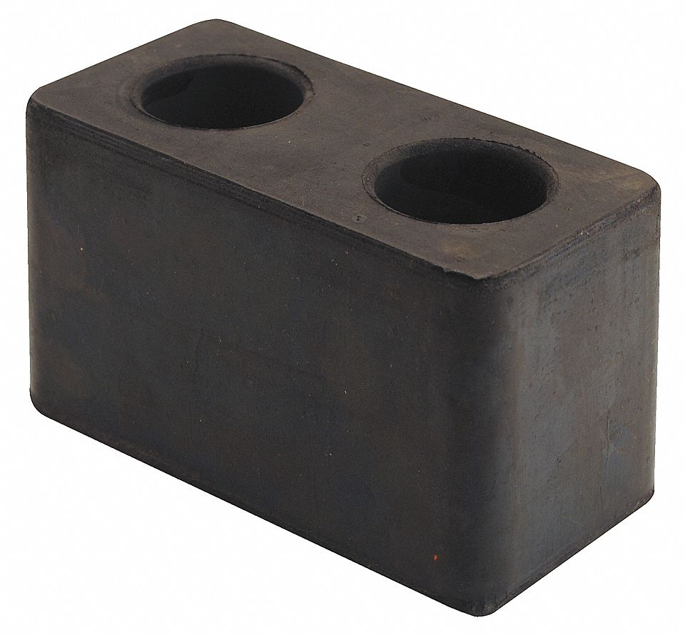 VESTIL BUMPER TRAILER CRANE 2.5WX6L 2/PK Dock Bumpers VESTB102