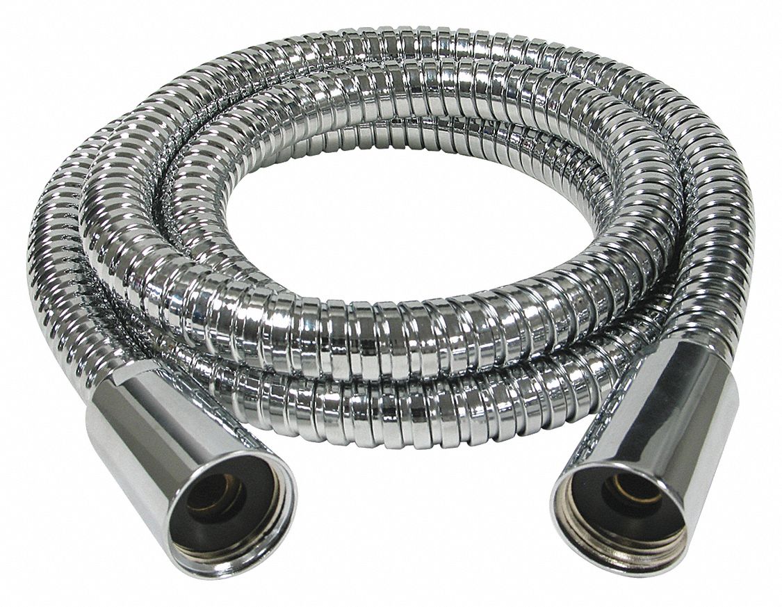 Kohler, 1/2 in Connection Size, Shower Hose - 46Y253|9514-CP - Grainger