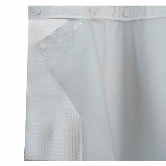 HOOKLESS, HBH14SL0957, Plastic, Shower Curtain Liner 46Y260