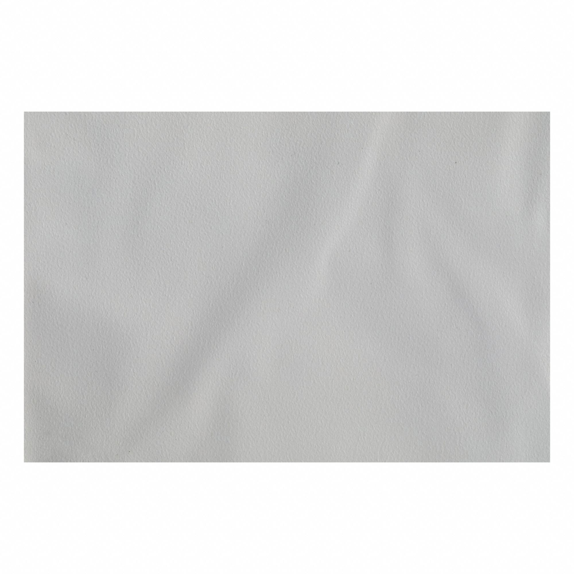 Shower Curtain: 42 in Curtain Wd, 74 in Hanging Lg, Vinyl, White, Solid, Ringless