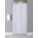 SHOWER CURTAIN: HBH10GA014274, VINYL, WHITE, 42 IN W, 74 IN X 42 IN, 42 IN, WHITE