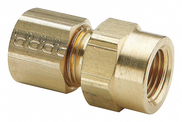 BRASS FEMALE COMPRESSION FITTING