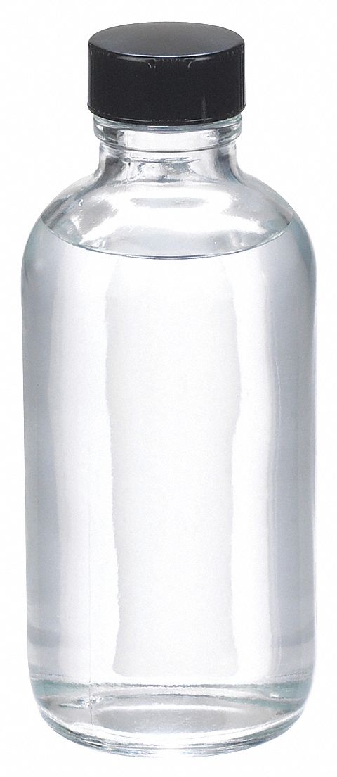 Bottle: Soda Lime Glass, 125 mL Capacity - mL, 4 fl oz Capacity - oz, 48 mm Body Dia, Non-Sterile