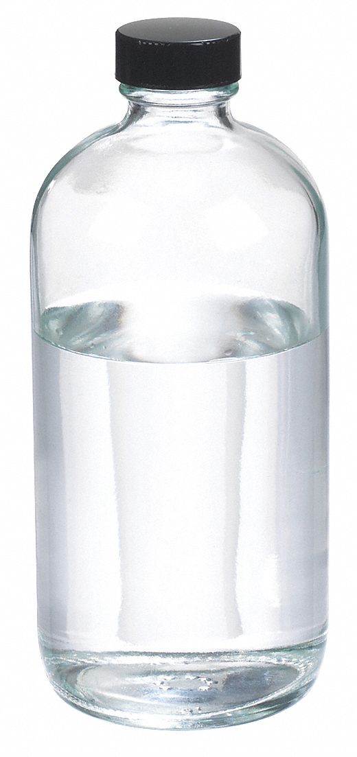 Bottle: Soda Lime Glass, 500 mL Capacity - mL, 16.9 fl oz Capacity - oz, 75 mm Body Dia, Non-Sterile