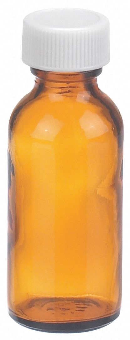Bottle, 79 mm H, Amber, 31 mm Dia, PK48