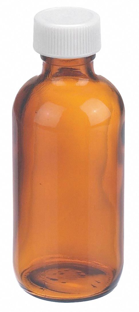Bottle, 94 mm H, Amber, 39 mm Dia, PK24