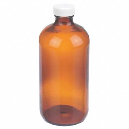 Soda Lime Glass, 500 mL Capacity - mL, Bottle - 46Z278|W216846 - Grainger