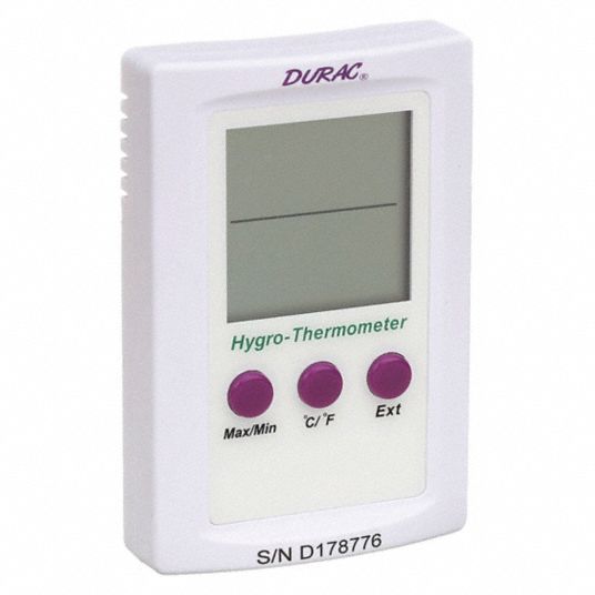 Desk & Wall-Mounted Digital Thermometers & Hygrometers - Grainger