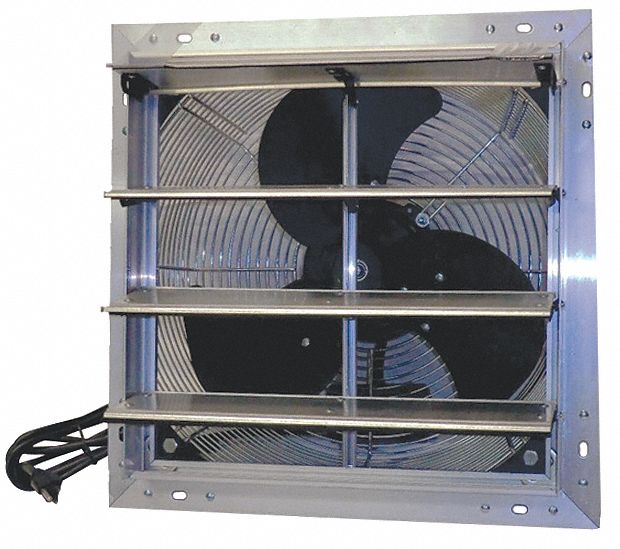 AIRMASTER FAN 1/15 hp HP 24 inDia. 115V ACV Shutter Mount Exhaust Fan
