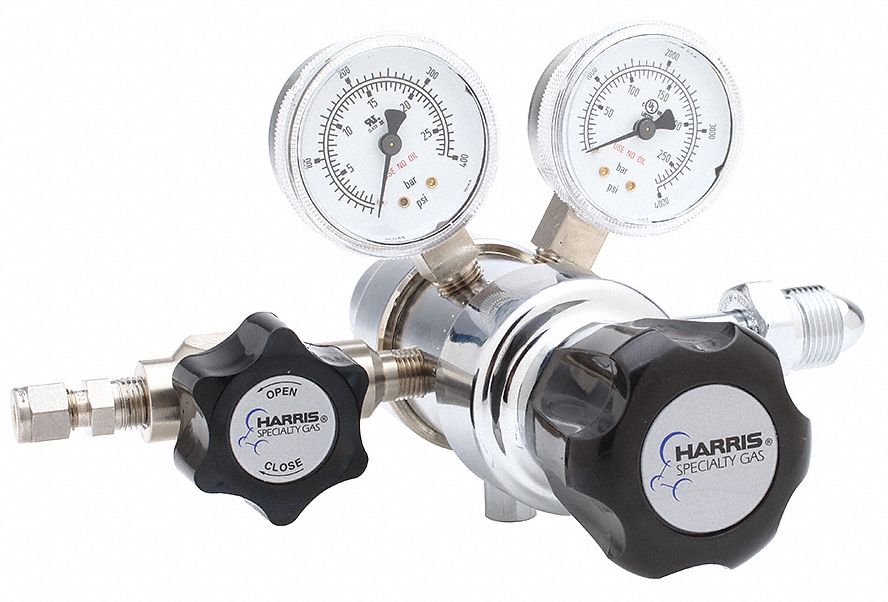 HARRIS Carbon Dioxide, Specialty Gas Regulator, CGA320, Two Stage