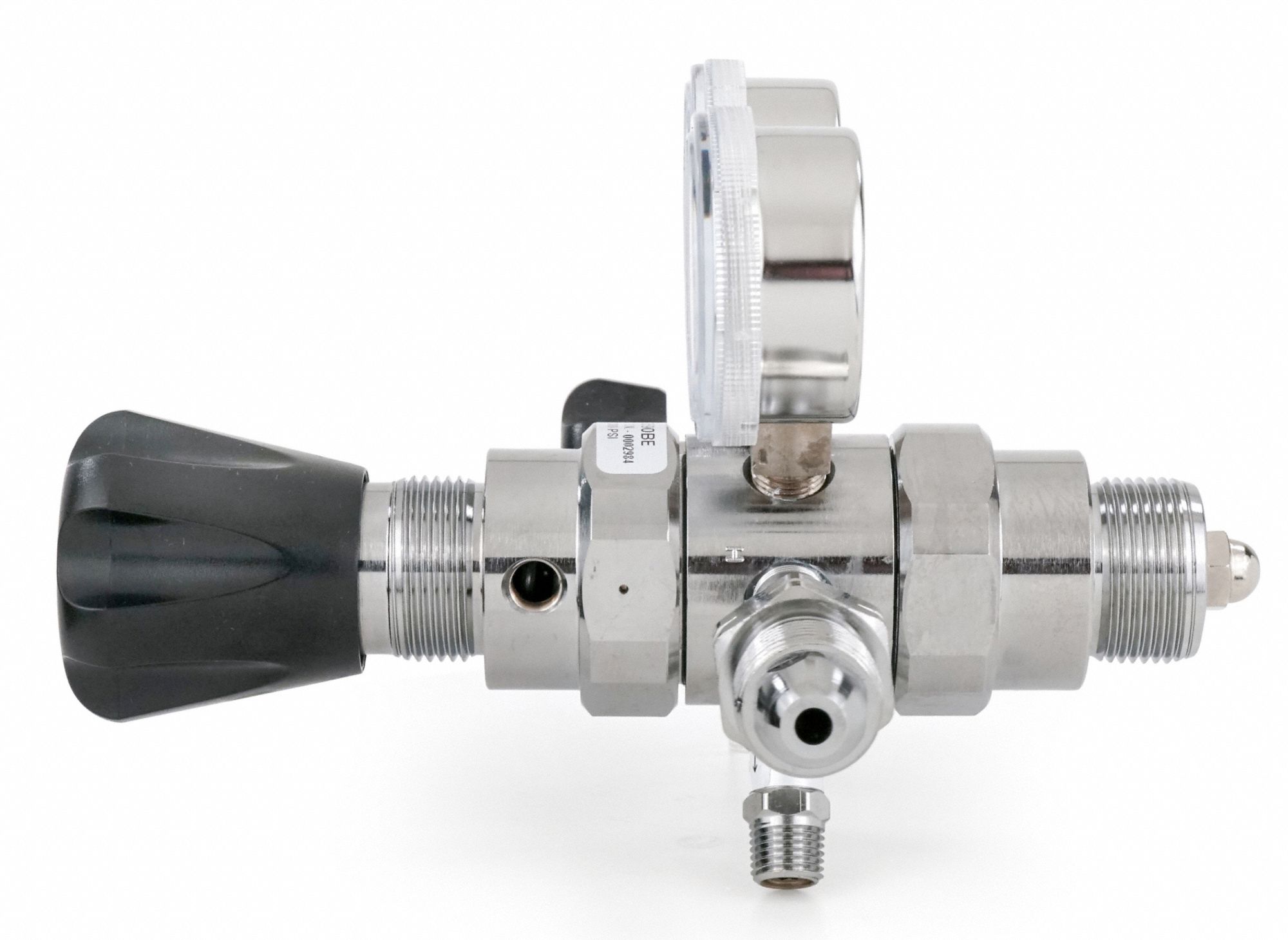 HARRIS Compressed Air, Specialty Gas Lab Regulator, CGA590, Two Stage