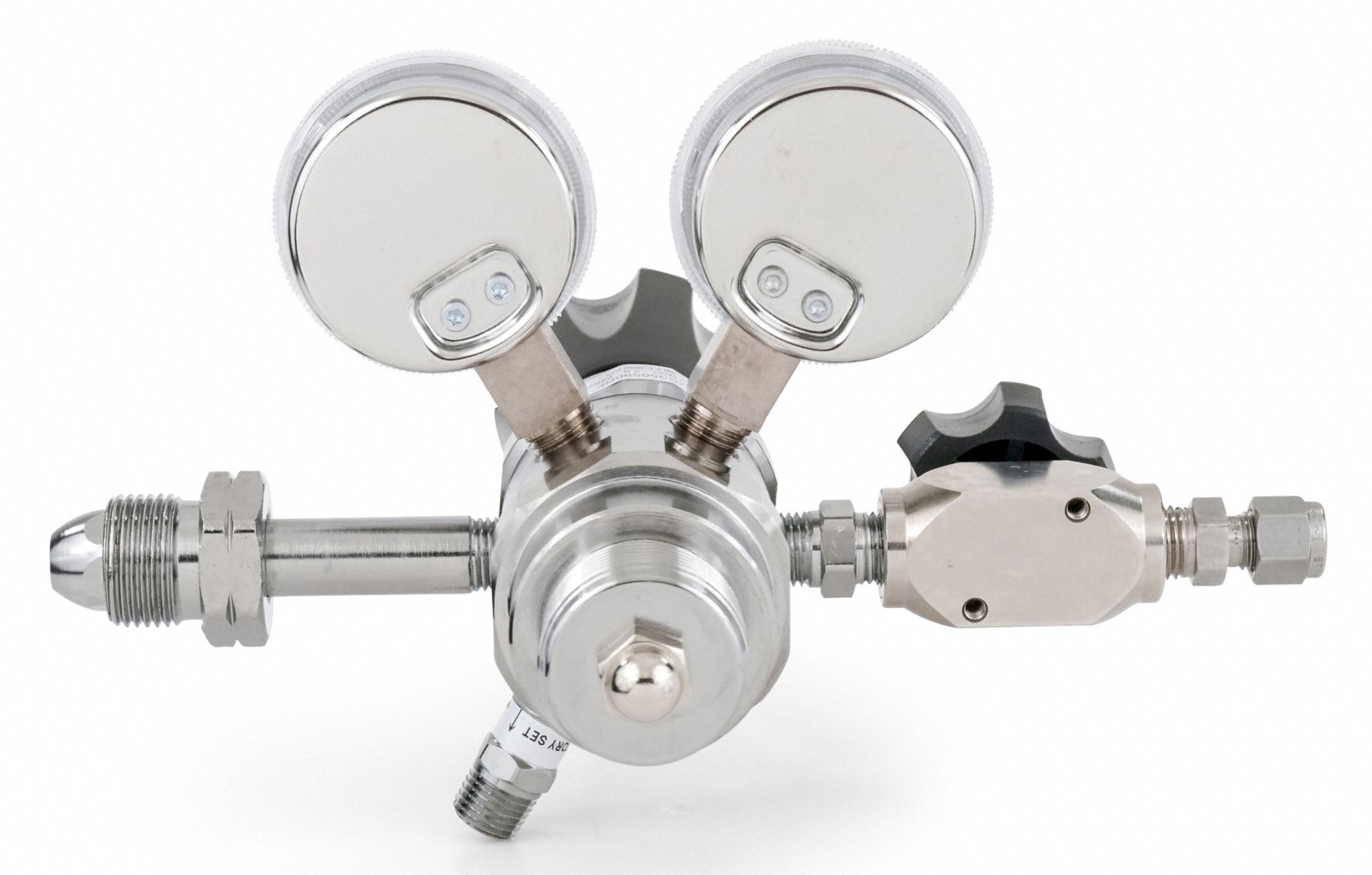 HARRIS Compressed Air, Specialty Gas Lab Regulator, CGA590, Two Stage