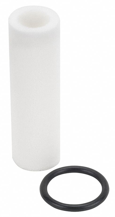 Compressed Air Filter Element: Coalescing, 30 micron, PVF, 95% Filter Efficiency