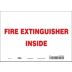 Fire Extinguisher Inside Signs