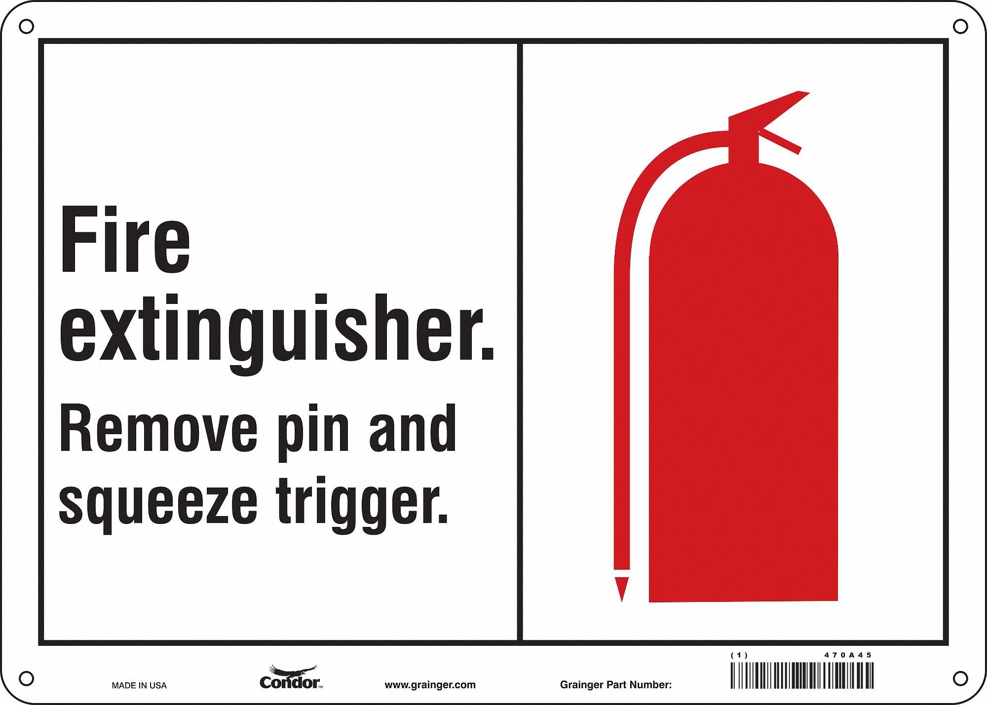 Safety Sign: Glow Vinyl, Adhesive Sign Mounting, 10 in x 14 in Nominal Sign Size, Glow In The Dark