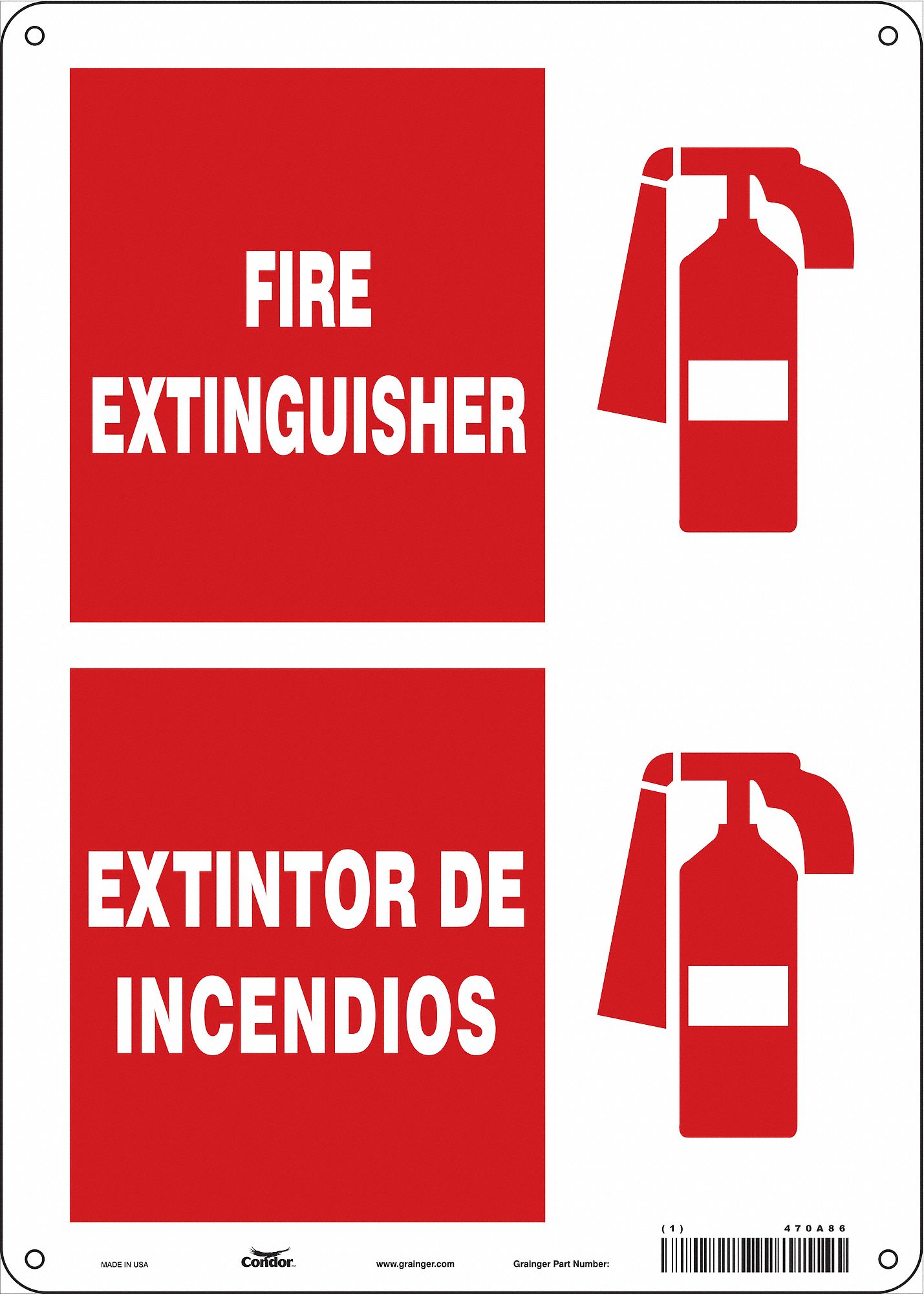 Safety Sign: Glow Vinyl, Adhesive Sign Mounting, 14 in x 10 in Nominal Sign Size, Glow In The Dark