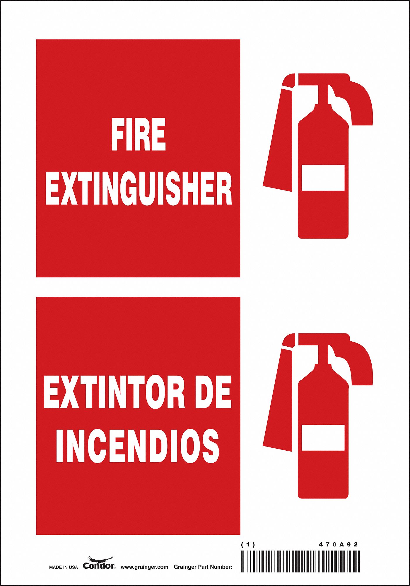 Safety Sign: Vinyl, Adhesive Sign Mounting, 10 in x 7 in Nominal Sign Size, Not Retroreflective