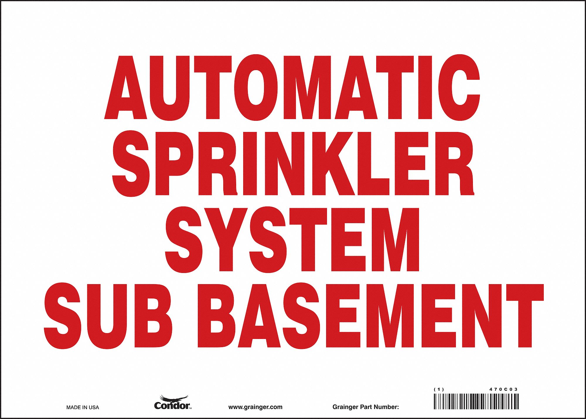 Safety Sign: Vinyl, Adhesive Sign Mounting, 10 in x 14 in Nominal Sign Size, Not Retroreflective