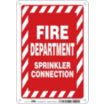 Fire Department Sprinkler Connection Signs