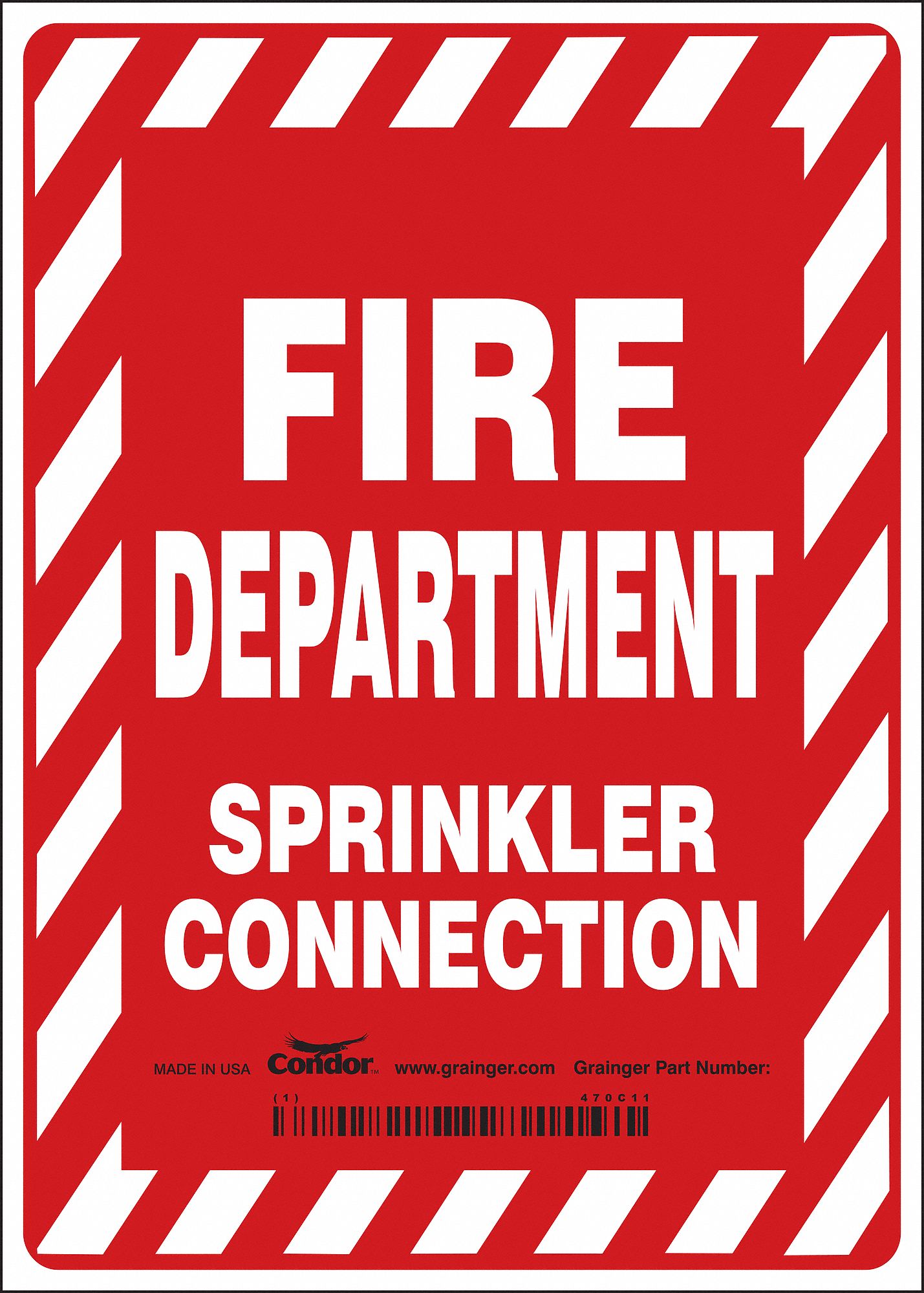 PANNEAU SECURITE,7PO X 5PO,VINYLE