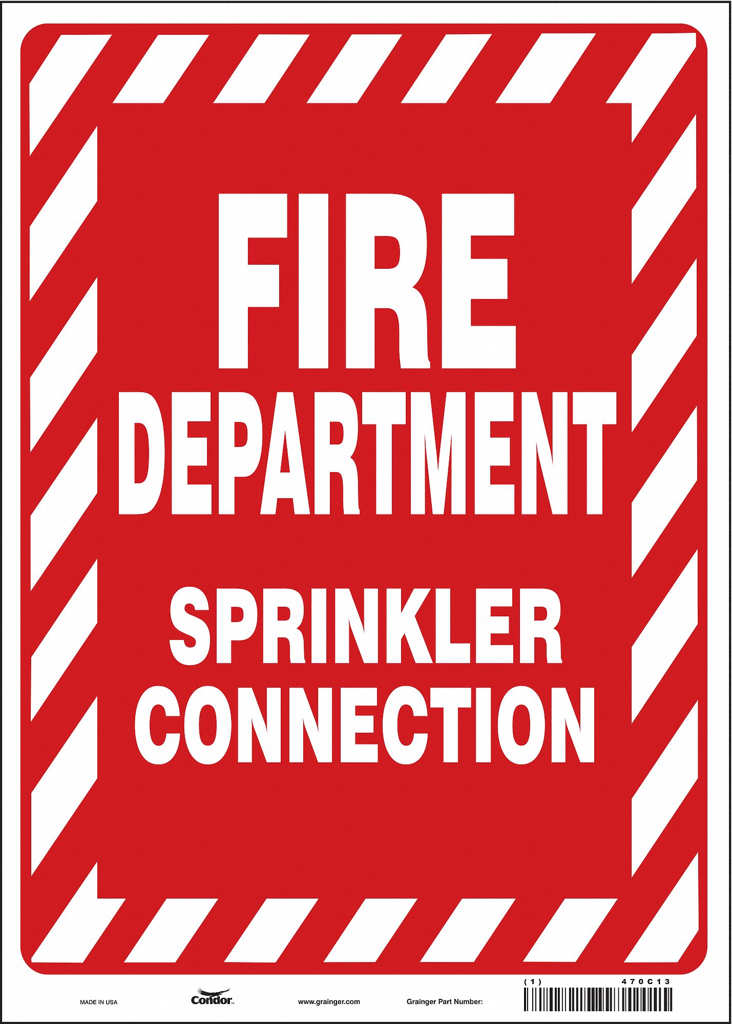 Safety Sign: Vinyl, Adhesive Sign Mounting, 14 in x 10 in Nominal Sign Size, Not Retroreflective