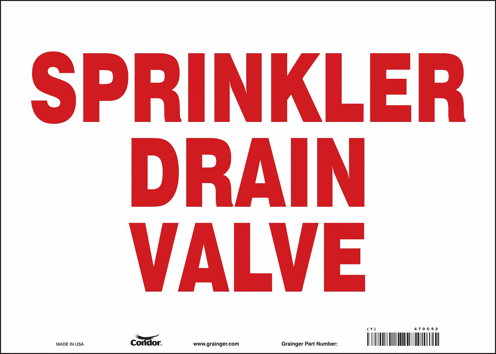 Safety Sign: Vinyl, Adhesive Sign Mounting, 10 in x 14 in Nominal Sign Size, Not Retroreflective