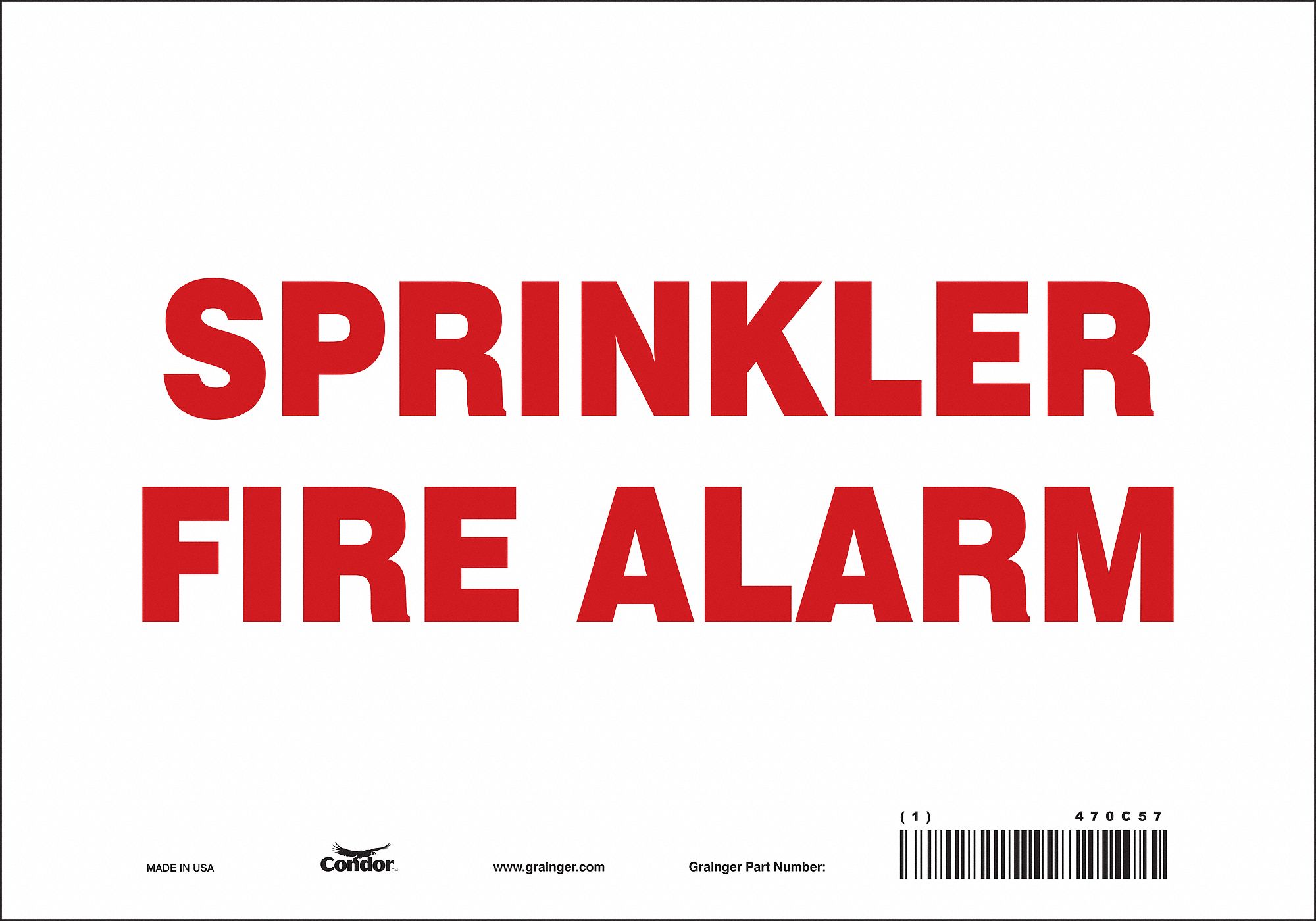 Safety Sign: Vinyl, Adhesive Sign Mounting, 7 in x 10 in Nominal Sign Size, Not Retroreflective