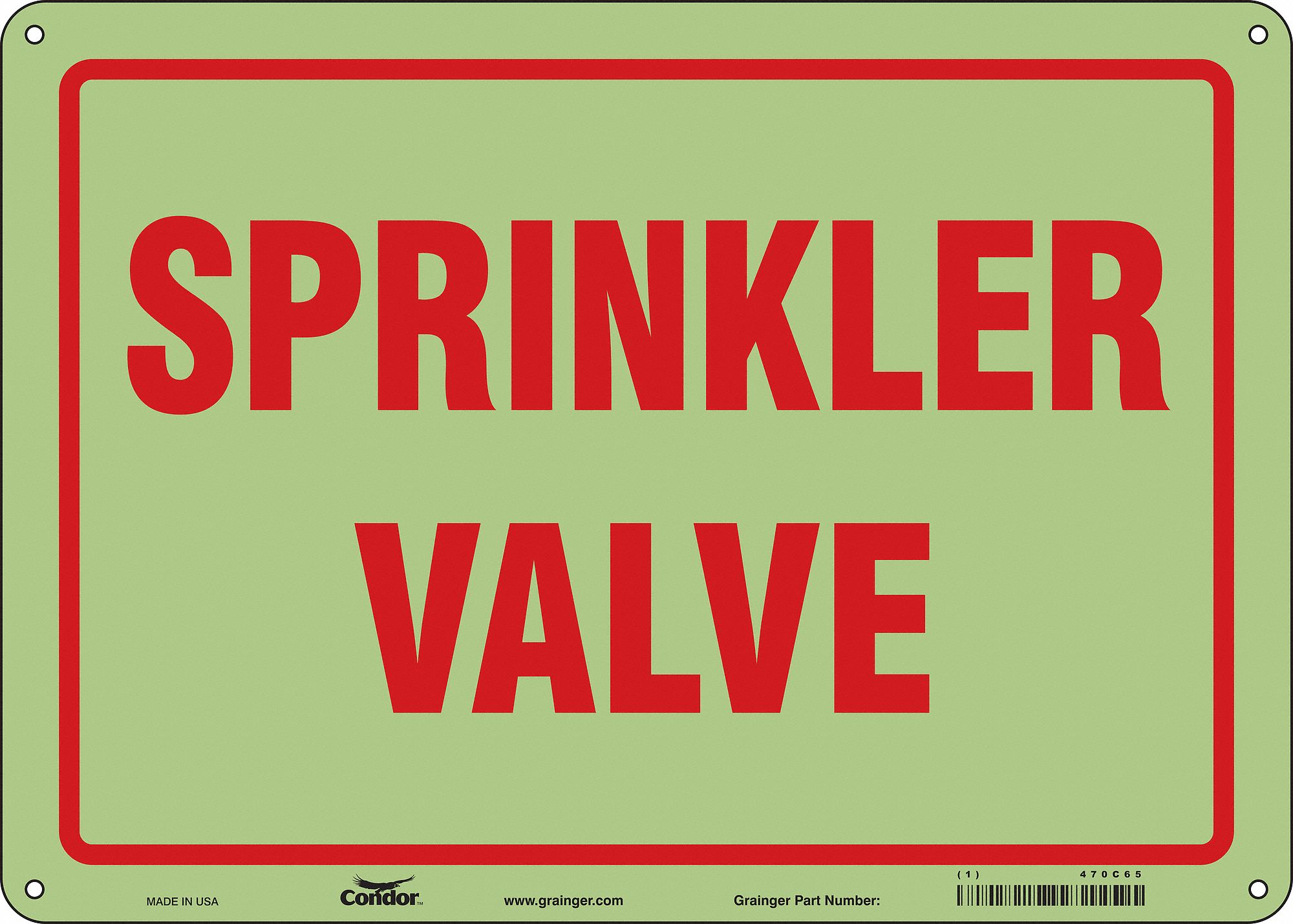 Safety Sign: Polyethylene, Mounting Holes Sign Mounting, 10 in x 14 in Nominal Sign Size, No Header