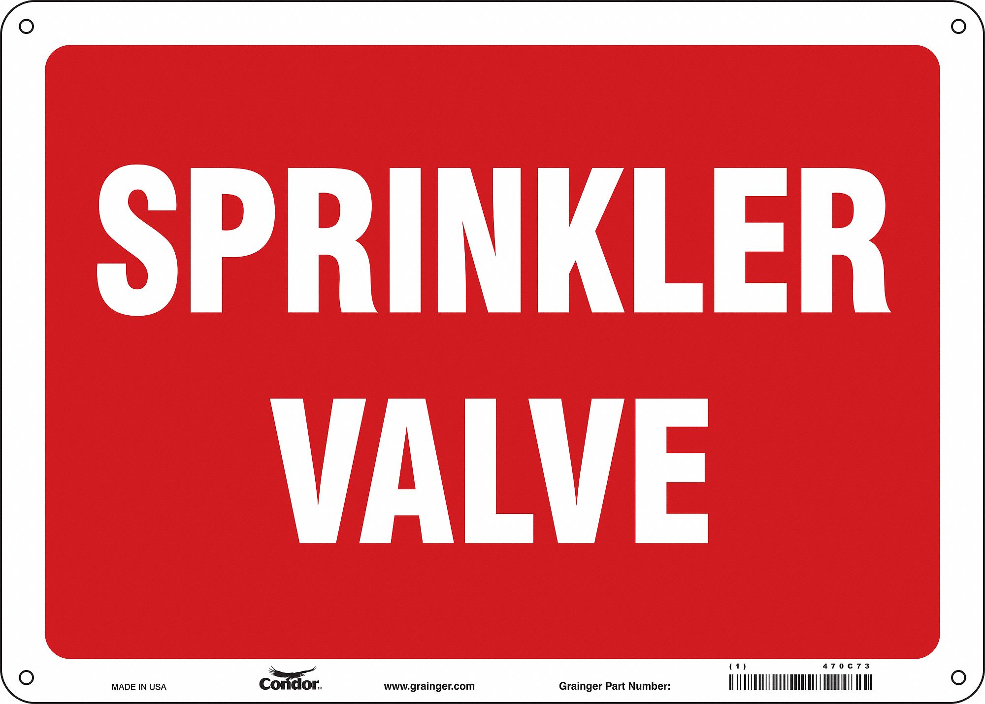 Safety Sign: Polyethylene, Mounting Holes Sign Mounting, 10 in x 14 in Nominal Sign Size, No Header
