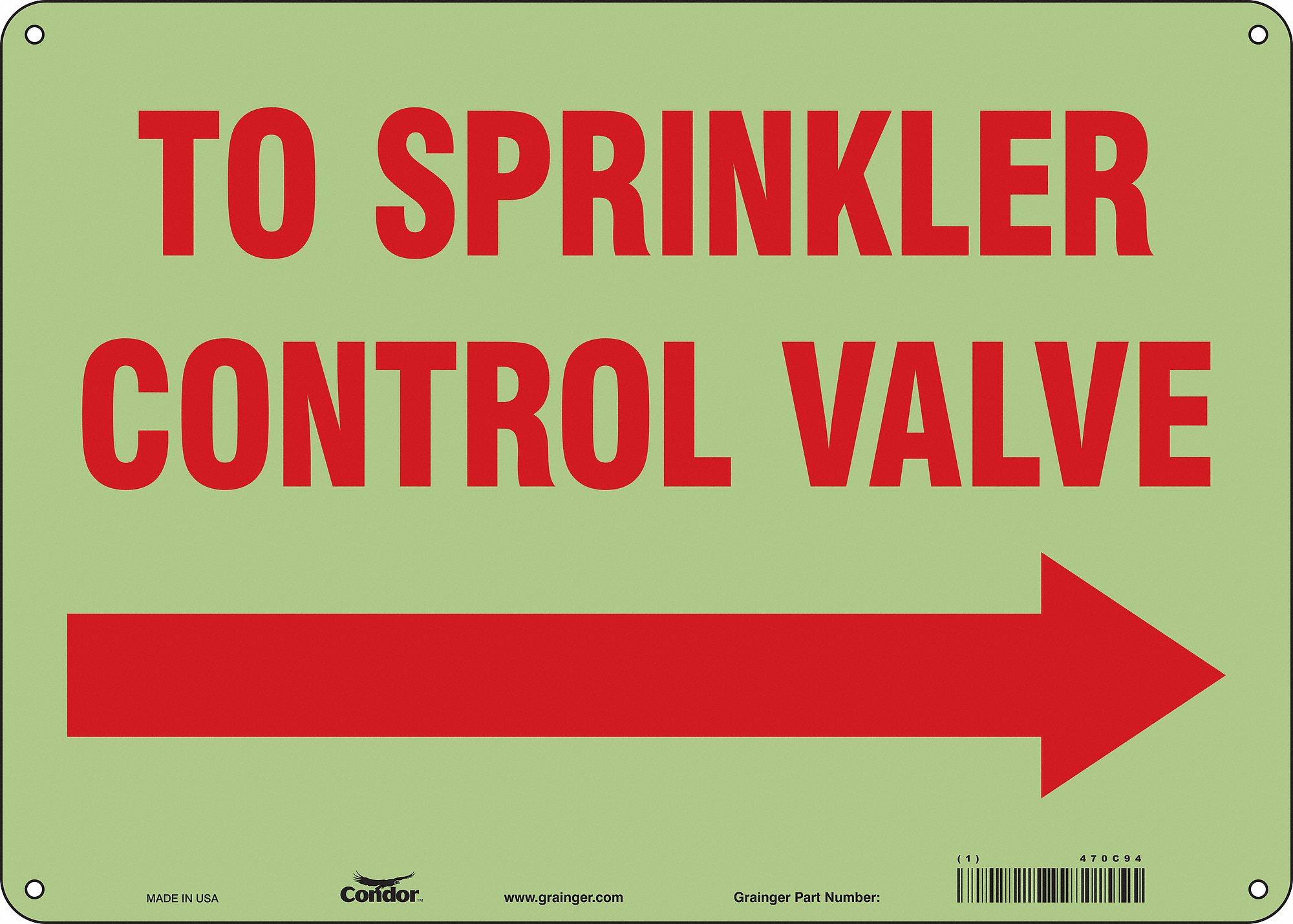Safety Sign: Polyethylene, Mounting Holes Sign Mounting, 10 in x 14 in Nominal Sign Size, No Header