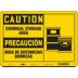 Caution/Precaucion: Chemical Storage Area/Area De Sustancias Quimicas Signs