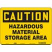 Caution: Hazardous Material Storage Area Signs