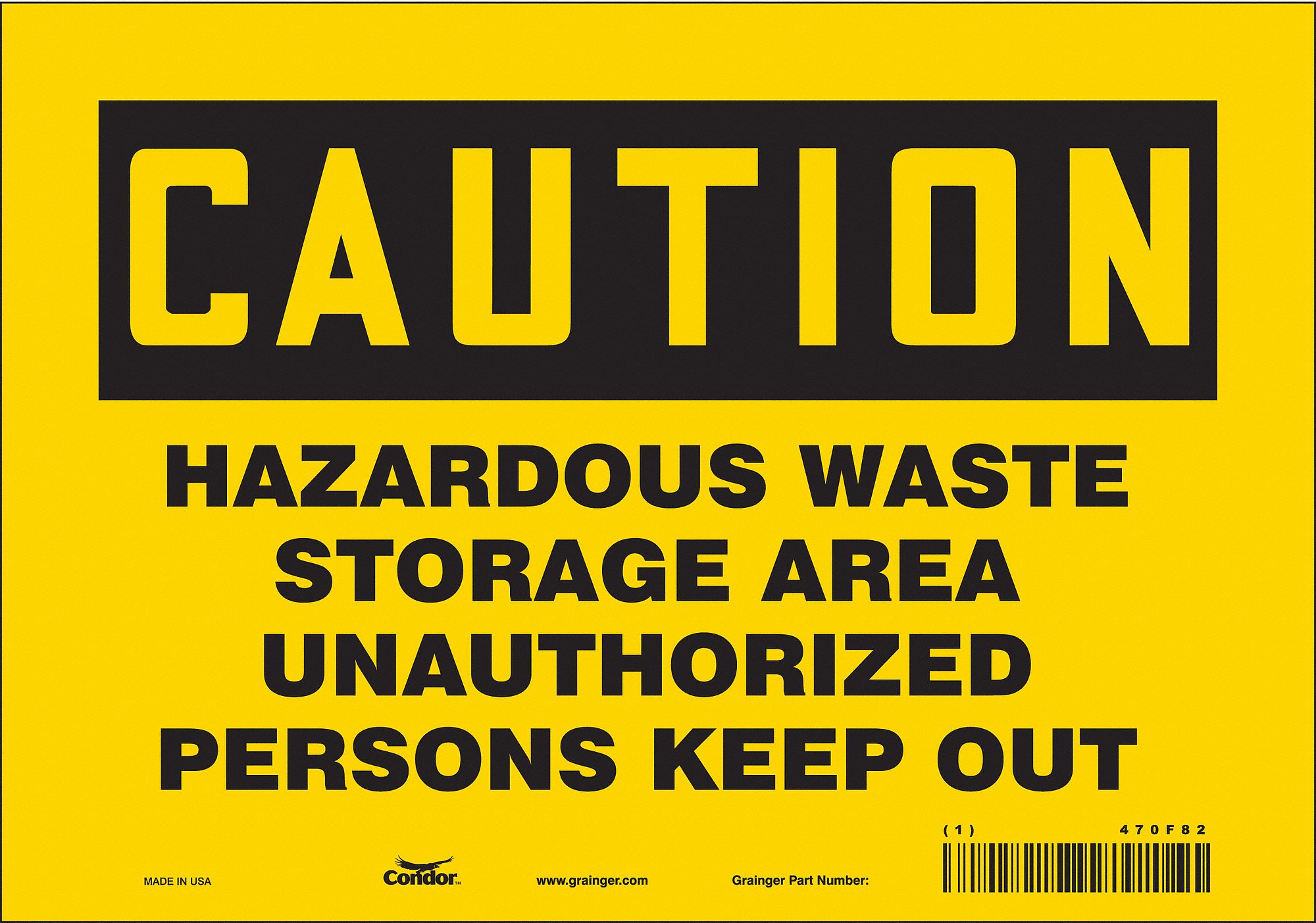 Safety Sign: Vinyl, Adhesive Sign Mounting, 7 in x 10 in Nominal Sign Size, Not Retroreflective